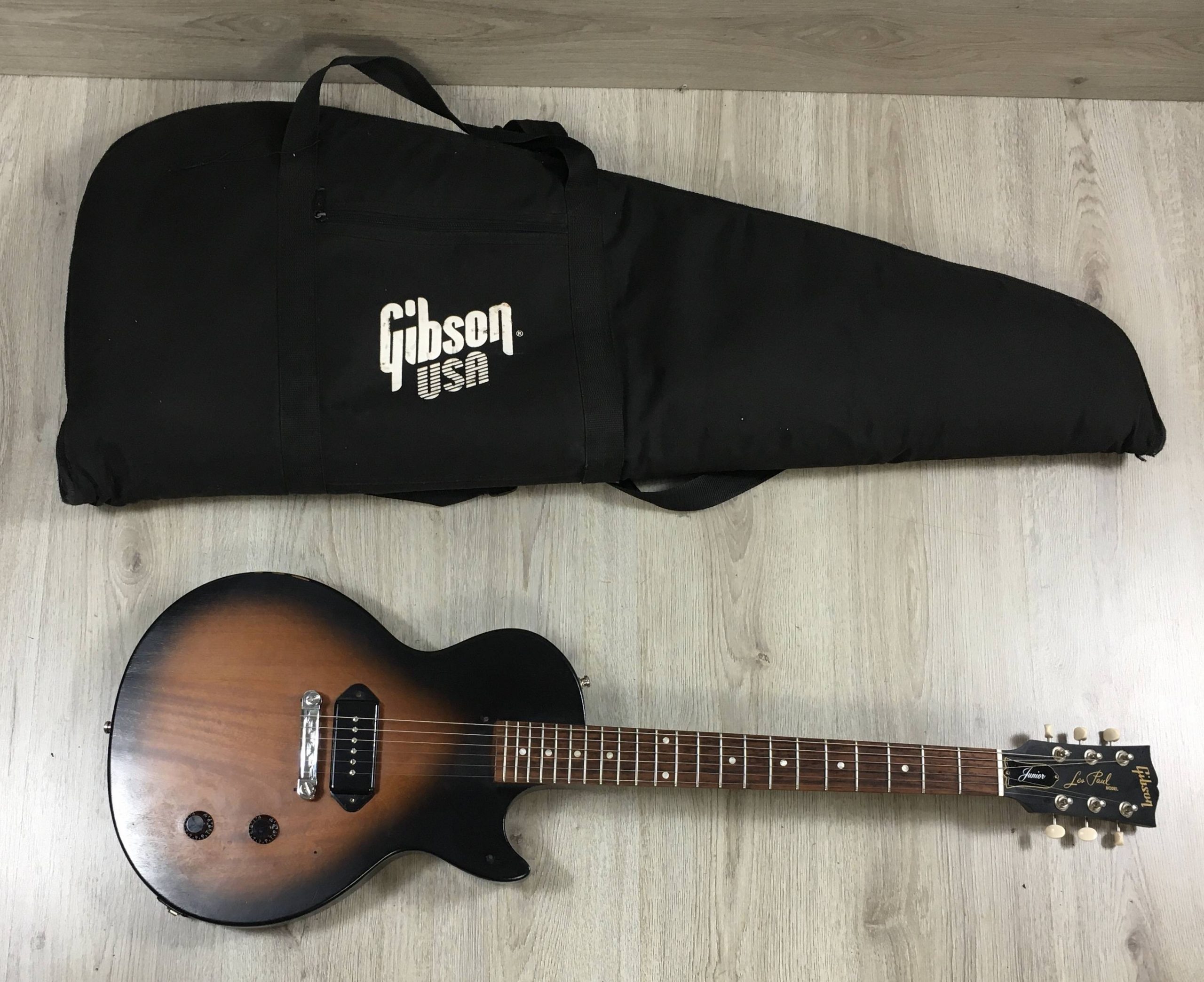 Gibson Les Paul Junior Tobacco Burst serial 010391382 - immagine 20