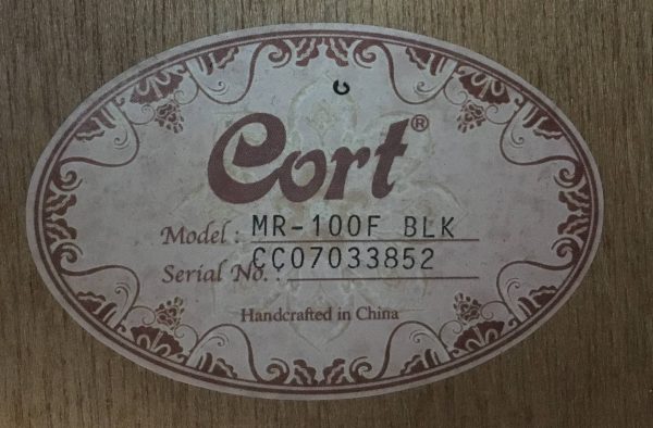 Cort MR-100F Black
