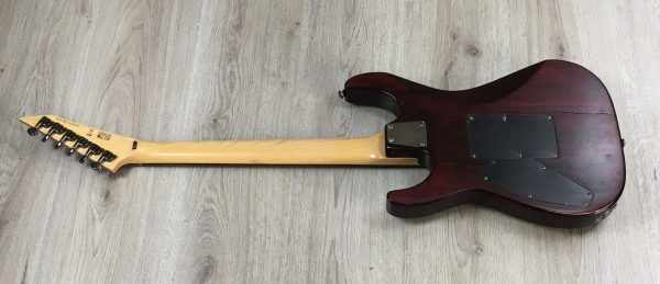 ESP LTD M-100FM See Thru Red con custodia