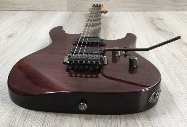 ESP LTD M-100FM See Thru Red con custodia