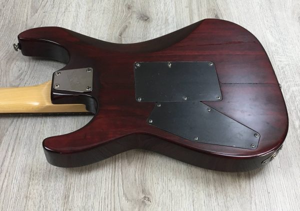 ESP LTD M-100FM See Thru Red con custodia