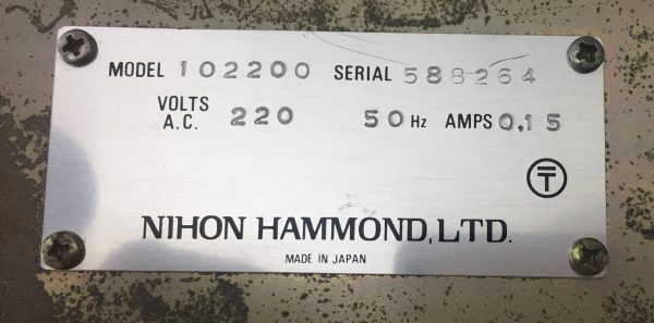 Hammond 102200