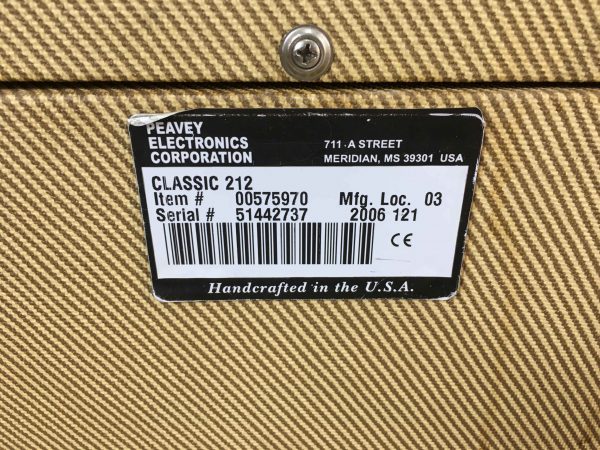 Peavey Classic 212 made in USA