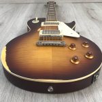 Vintage V100 Icon Distressed Tobacco Sunburst