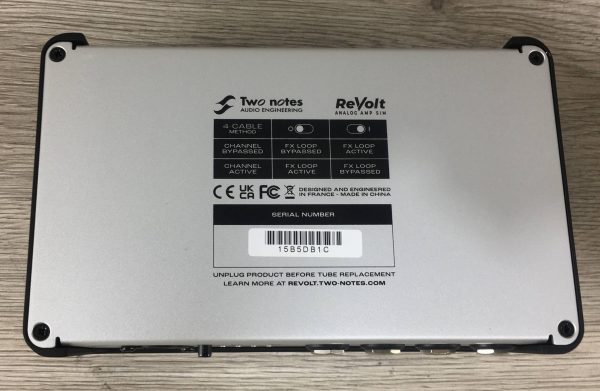 Two notes Revolt bass