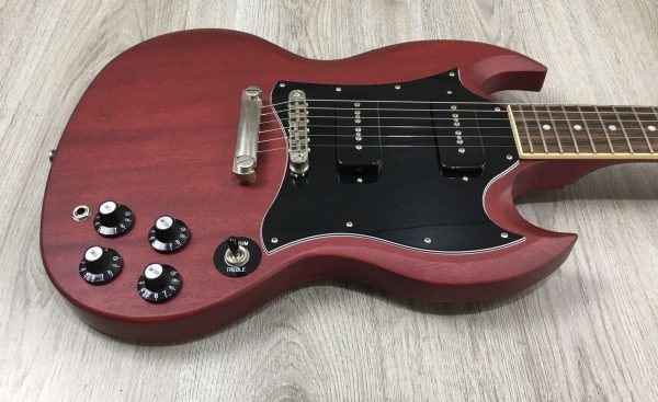 Epiphone SG Classic Worn P-90 Worn Cherry