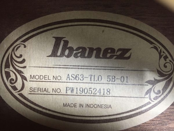 Ibanez AS63-TLO 5B-01