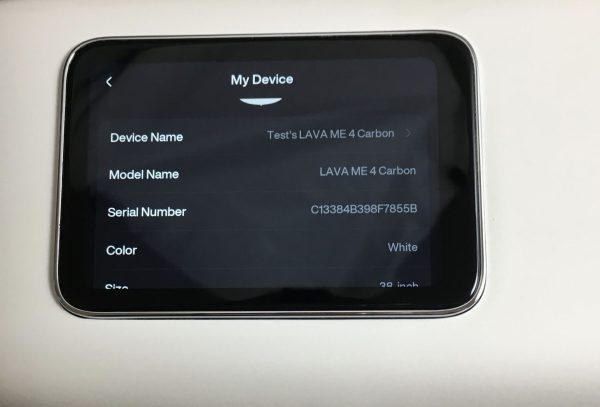 Lava me 4 carbon 38 white