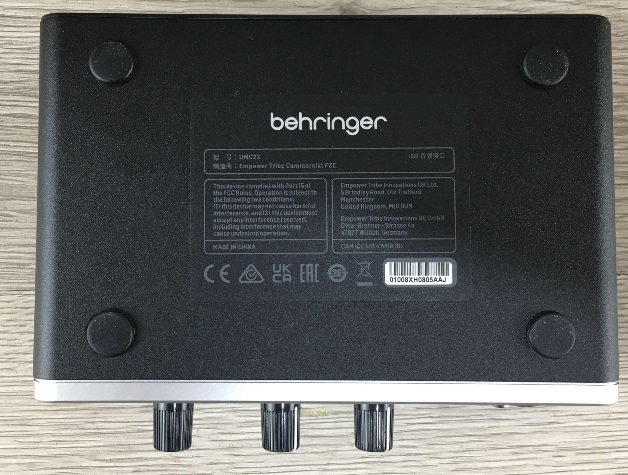 Behringer U-Phoria UMC 22